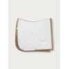 Equestrian Stockholm Dressage Saddle Pad Modern White Sand
